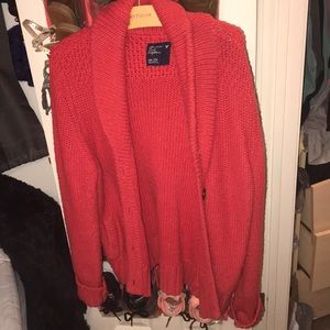 American eagle cable sweater/cardigan